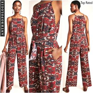ANTHRO Greylin Marcie Chic Wide-Leg Jumpsuit RARE